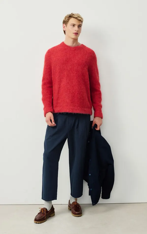 Trousers Rygybay Navy Men American Vintage Trousers Trousers Rygybay Navy Men American Vintage Trousers