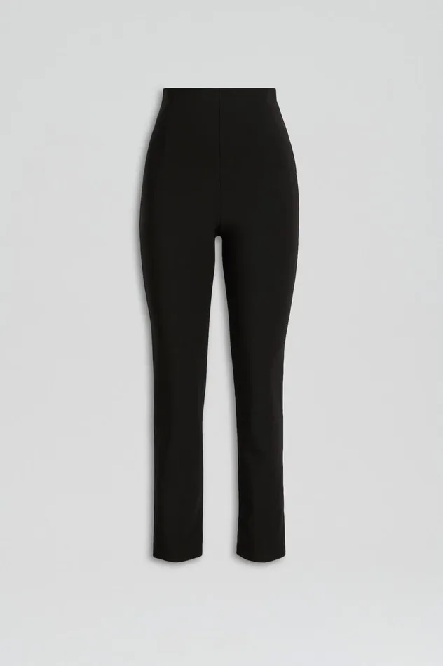 Trousers Women Scanlan Theodore ITALIAN HIGHWAIST SLIM TROUSER Black Trousers Women Scanlan Theodore ITALIAN HIGHWAIST SLIM TROUSER Black