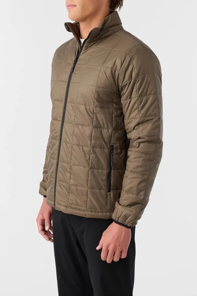 TRVLR AWAY PACKABLE JACKET Chocolate Chip Men O039NEILL Featured