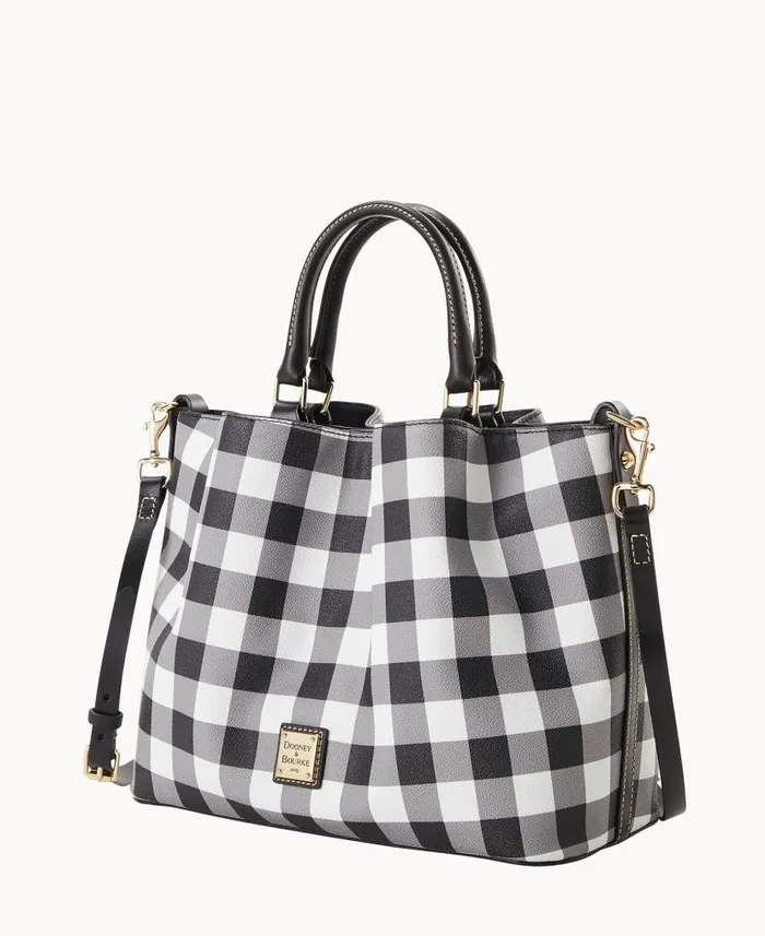Tucker Brenna Black Woman Dooney and Bourke Satchels Tucker Brenna Black Woman Dooney and Bourke Satchels