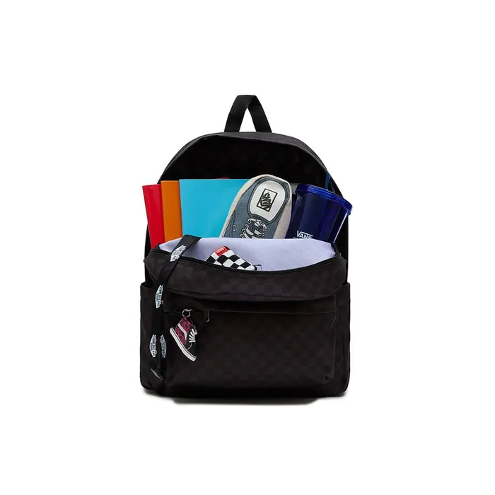 Vans Bags and Backpacks Men Old Skool H2O Check Backpack Grey