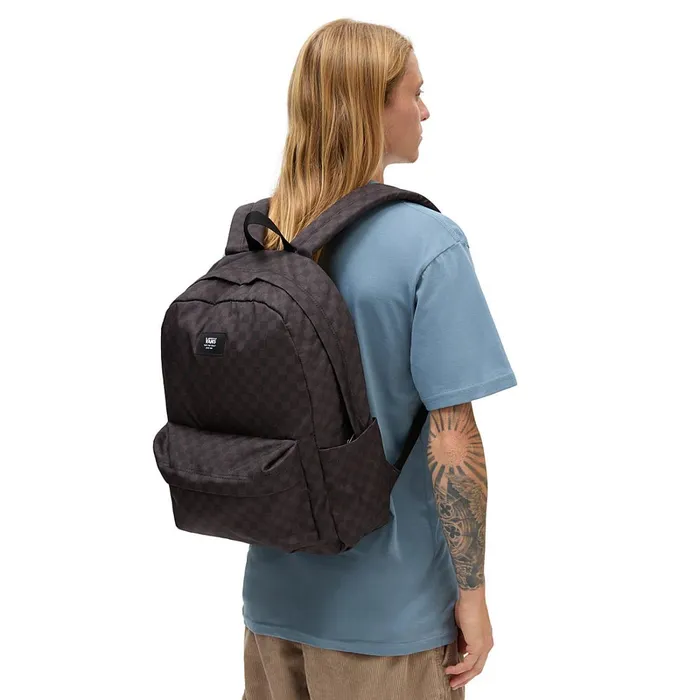 Vans Bags and Backpacks Men Old Skool H2O Check Backpack Grey