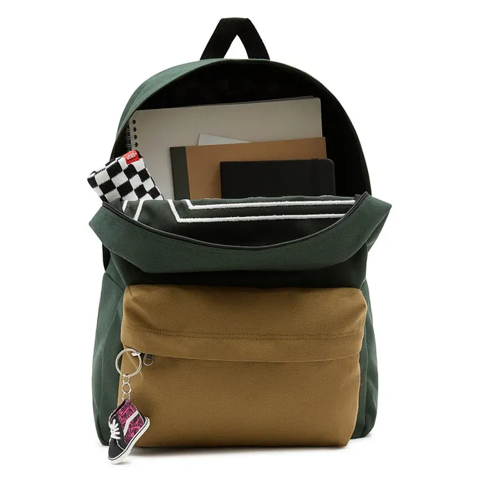 Vans Bags and Backpacks Women Old Skool Drop V Backpack Green