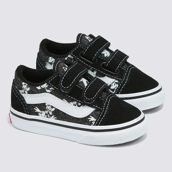Vans Classics Kids Disney X Toddler Old Skool Hook And Loop Shoes 14 Years Multicolour