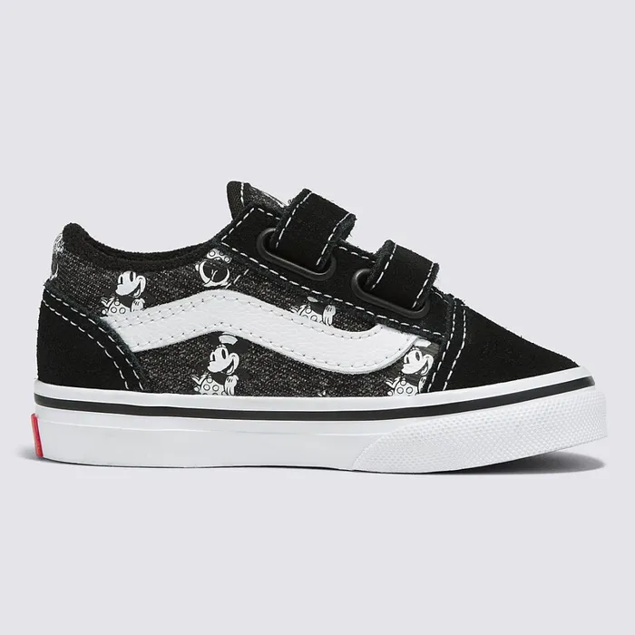 Vans Classics Kids Disney X Toddler Old Skool Hook And Loop Shoes 14 Years Multicolour