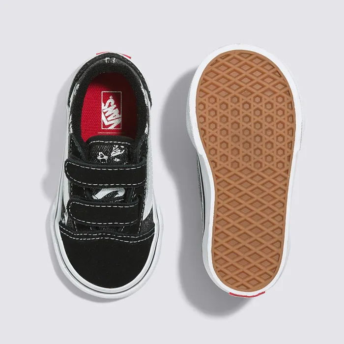 Vans Classics Kids Disney X Toddler Old Skool Hook And Loop Shoes 14 Years Multicolour