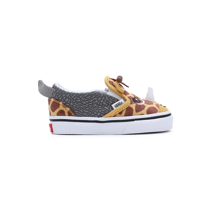 Vans Classics Kids Toddler SlipOn V Rinoceraffe Shoes 14 Years Beige