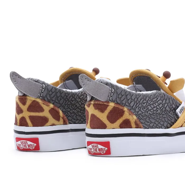Vans Classics Kids Toddler SlipOn V Rinoceraffe Shoes 14 Years Beige