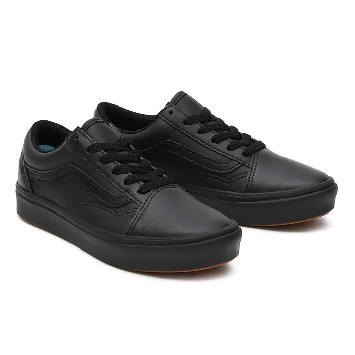 Vans Classics Kids Youth Classic Tumble ComfyCush Old Skool Shoes 814 Years Black