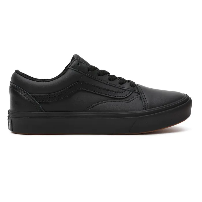 Vans Classics Kids Youth Classic Tumble ComfyCush Old Skool Shoes 814 Years Black
