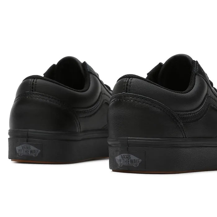Vans Classics Kids Youth Classic Tumble ComfyCush Old Skool Shoes 814 Years Black
