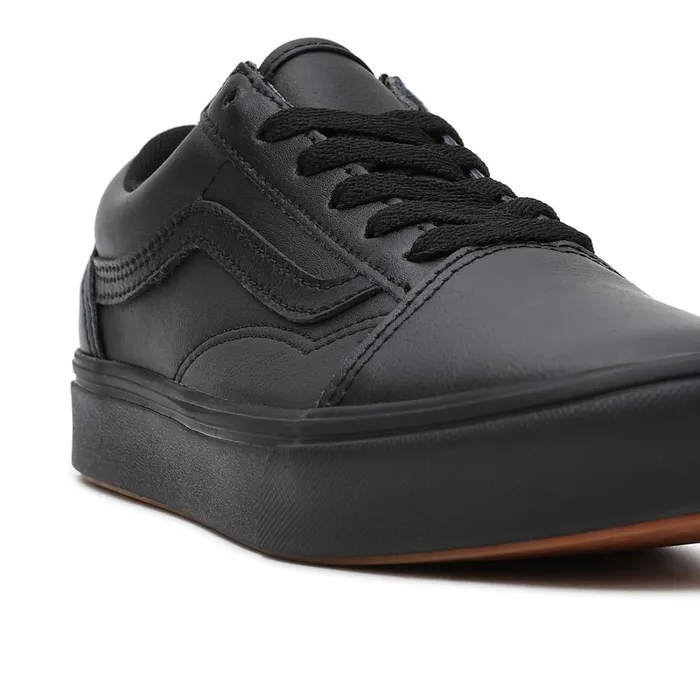 Vans Classics Kids Youth Classic Tumble ComfyCush Old Skool Shoes 814 Years Black