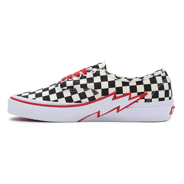 Vans Classics Men Authentic Bolt Checkerboard Shoes Black White