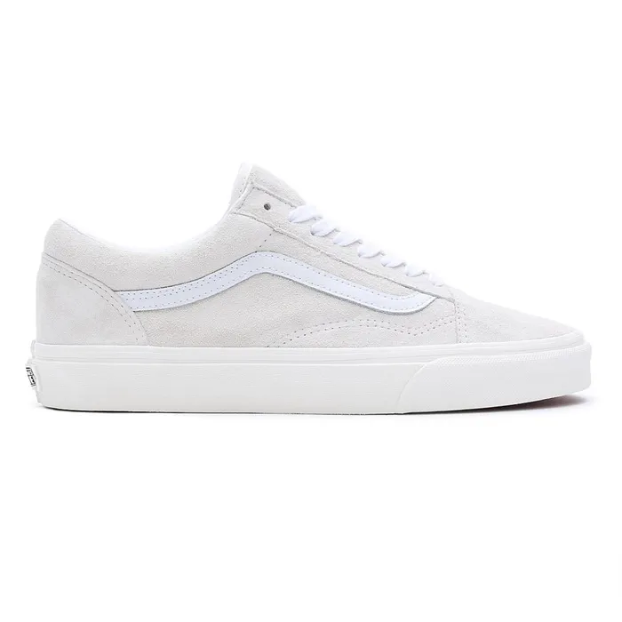 Vans Classics Men Pig Suede Old Skool Shoes White