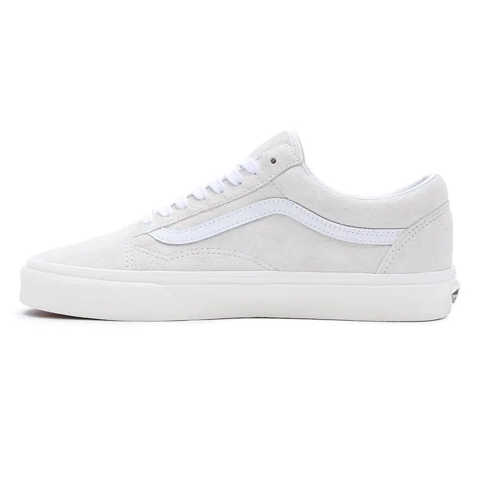 Vans Classics Men Pig Suede Old Skool Shoes White