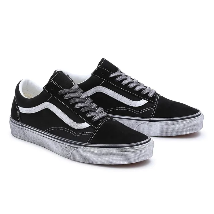 Vans Classics Men Stressed Old Skool Shoes Black