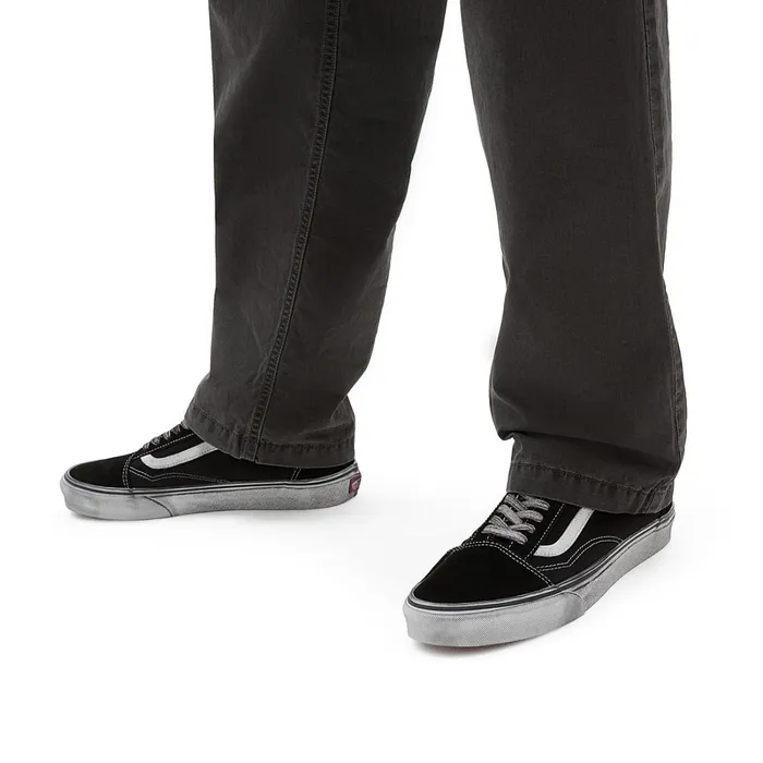 Vans Classics Men Stressed Old Skool Shoes Black