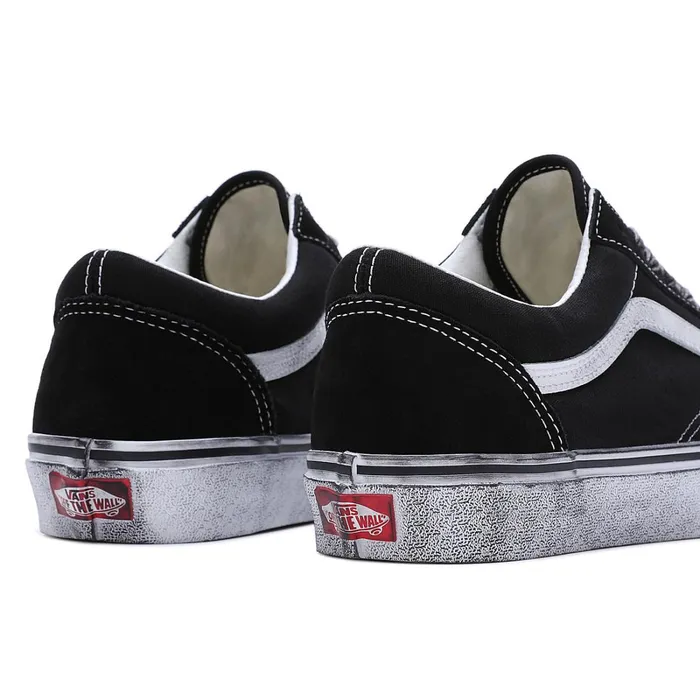 Vans Classics Men Stressed Old Skool Shoes Black