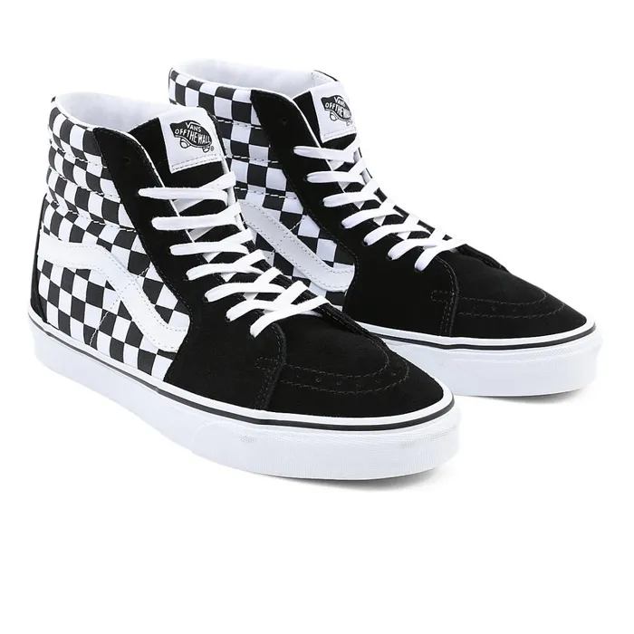 Vans Classics Women Checkerboard SK8Hi Shoes Black