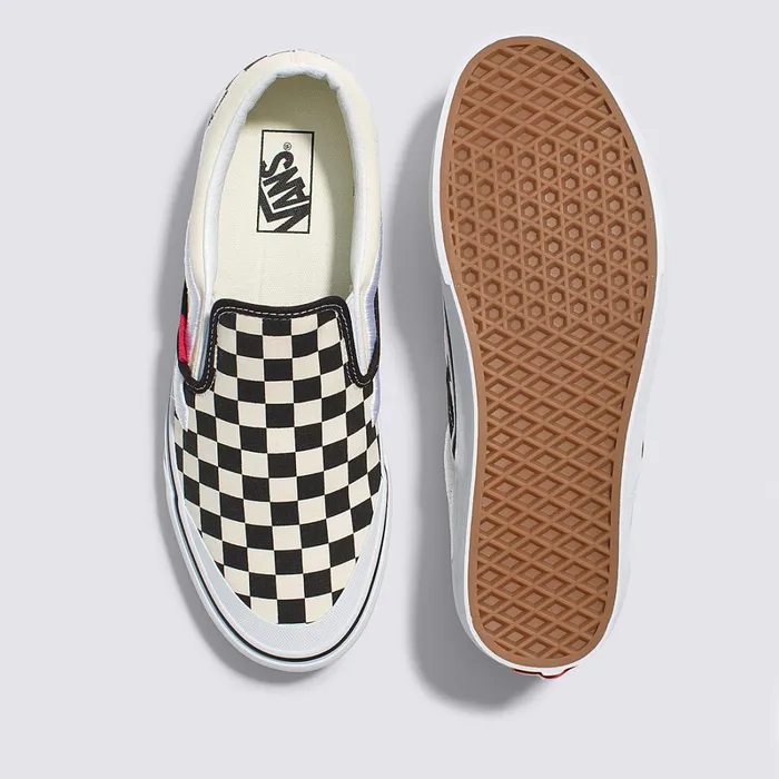 Vans Classics Women Classic SlipOn 138 Sidestripe Shoes Black