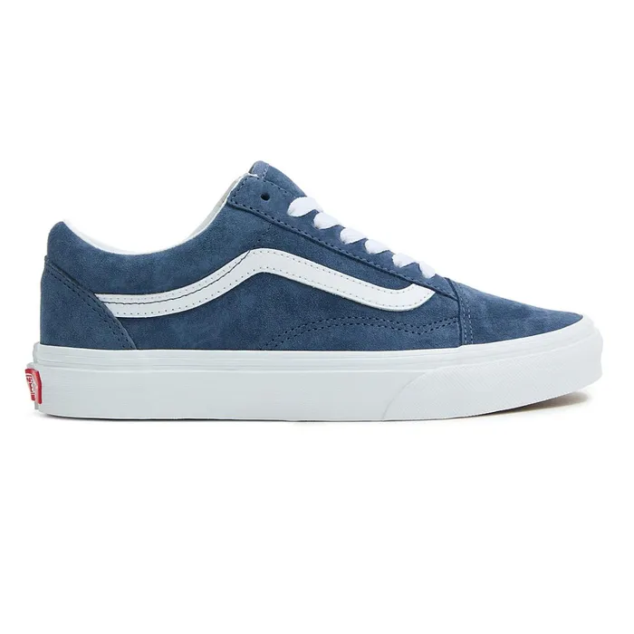 Vans Classics Women Old Skool Pig Suede Shoes Blue