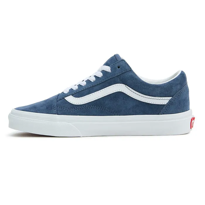 Vans Classics Women Old Skool Pig Suede Shoes Blue