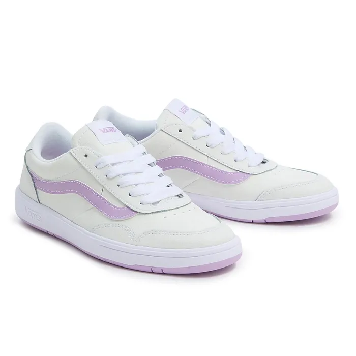 Vans Comfycush Shoes WomenMen Leather Cruze Too ComfyCush Shoes White