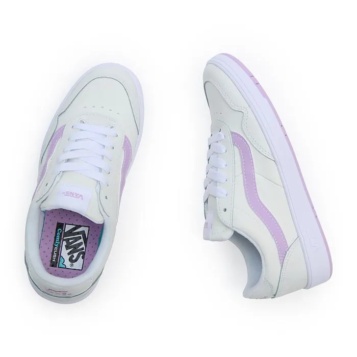 Vans Comfycush Shoes WomenMen Leather Cruze Too ComfyCush Shoes White