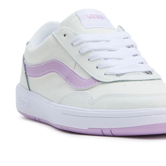 Vans Comfycush Shoes WomenMen Leather Cruze Too ComfyCush Shoes White