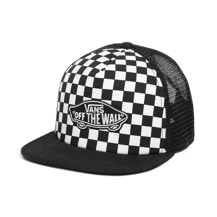 Vans Hats and Beanies Kids Classic Patch Trucker Plus Hat 814 Years Black White