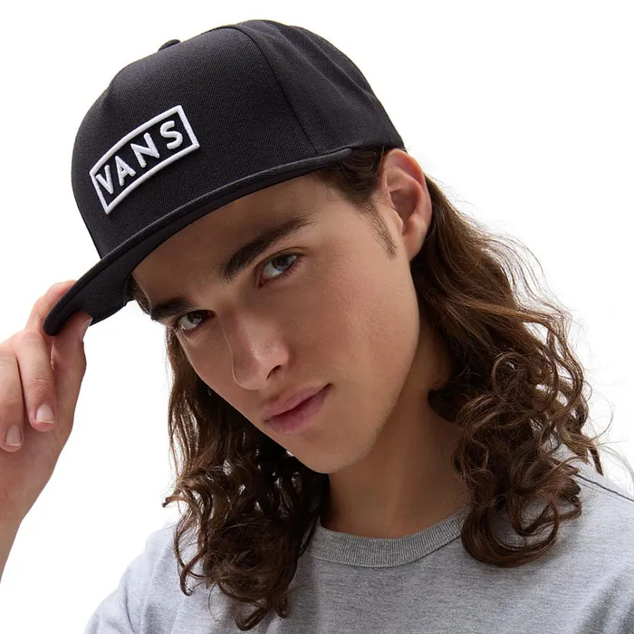 Vans Hats and Beanies Men Easy Box Snapback Hat Black