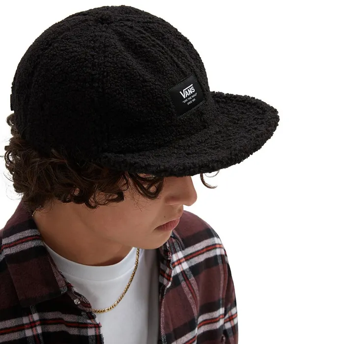 Vans Hats and Beanies Men Off The Wall Jockey Hat Black