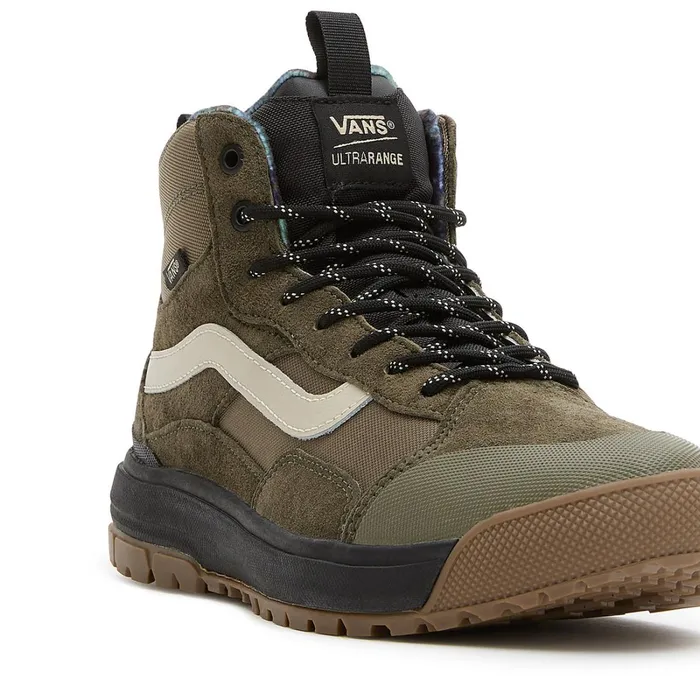 Vans HiTop Shoes Men Rain Camo UltraRange EXO Hi MTE1 Shoes Green