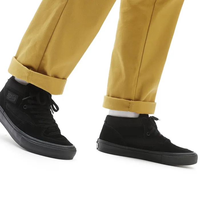 Vans HiTop Shoes Men Skate Half Cab Shoes Black