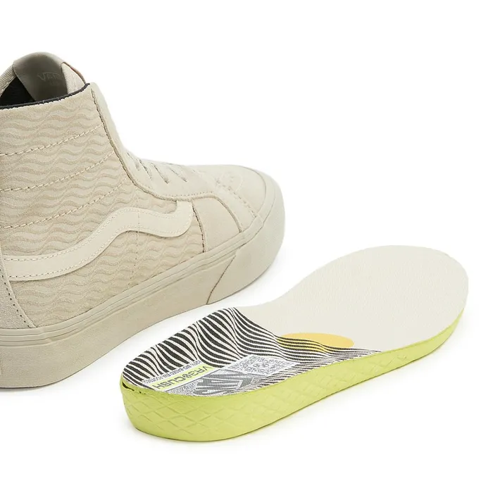 Vans HiTop Shoes Women Future Currents Sk8Hi 38 Decon VR3 SF Shoes Beige