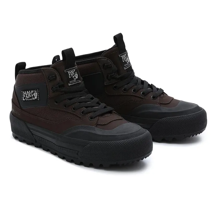 Vans HiTop Shoes Women Half Cab GORETEX MTE3 Shoes Black Brown