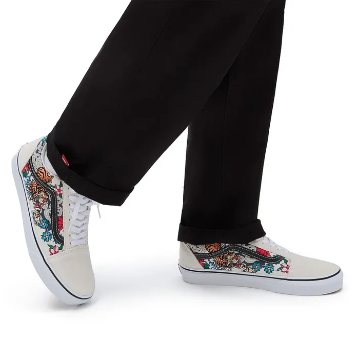 Vans Lowtop Shoes Men Old Skool Tiger Floral Shoes Multicolour