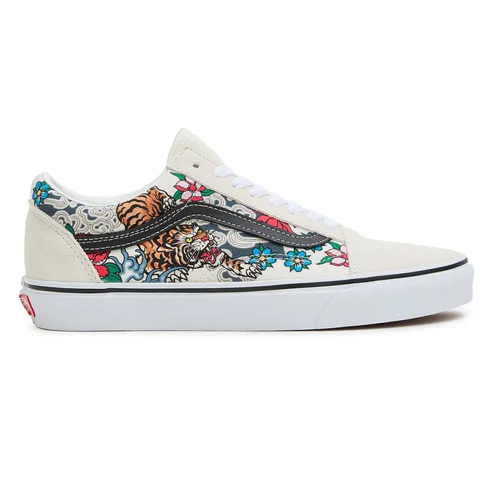 Vans Lowtop Shoes Men Old Skool Tiger Floral Shoes Multicolour