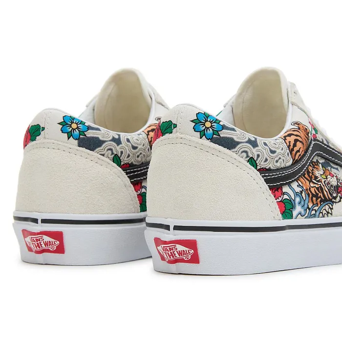 Vans Lowtop Shoes Men Old Skool Tiger Floral Shoes Multicolour