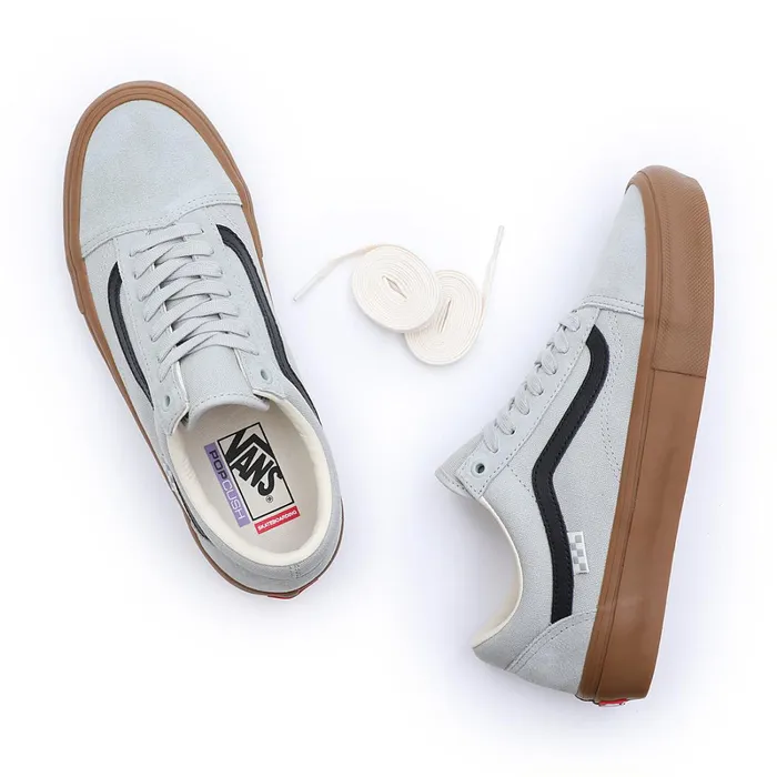 Vans Lowtop Shoes Men Skate Old Skool Shoes Grey