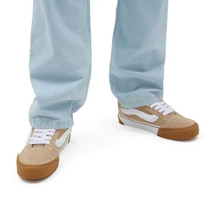 Vans Lowtop Shoes Women Knu Skool Shoes Beige