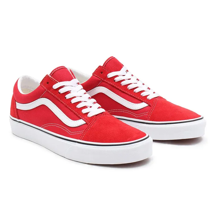 Vans Lowtop Shoes Women Old Skool Shoes Red