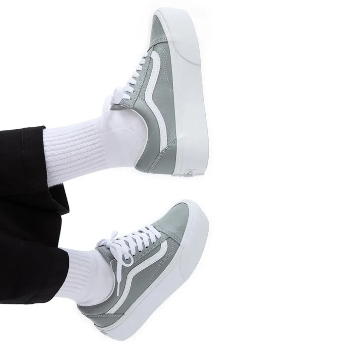 Vans Lowtop Shoes Women Old Skool Stackform Shoes Grey