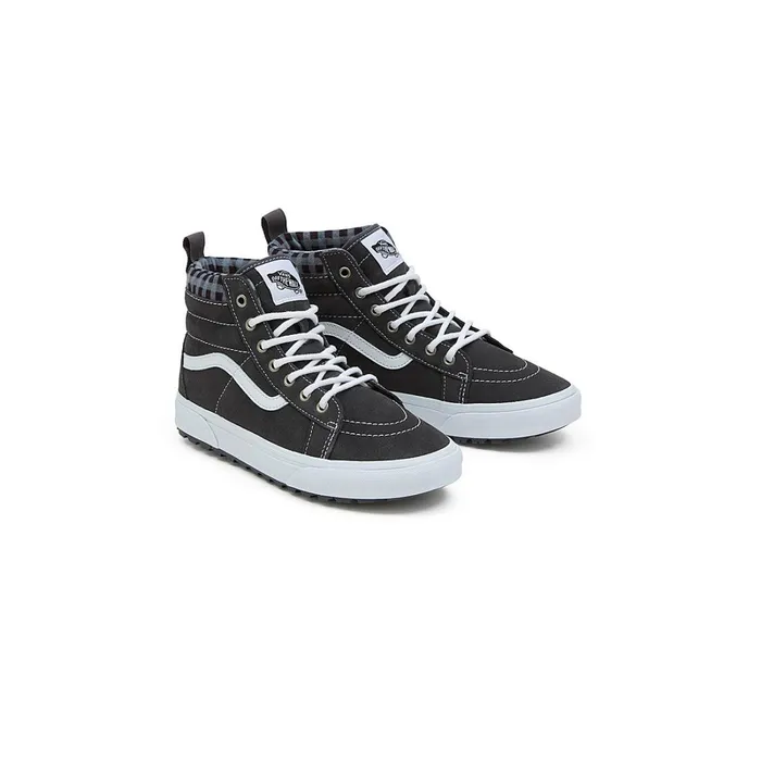 Vans MTE Shoes Kids Youth Plaid Sk8Hi MTE1 Shoes 814 Years Grey White