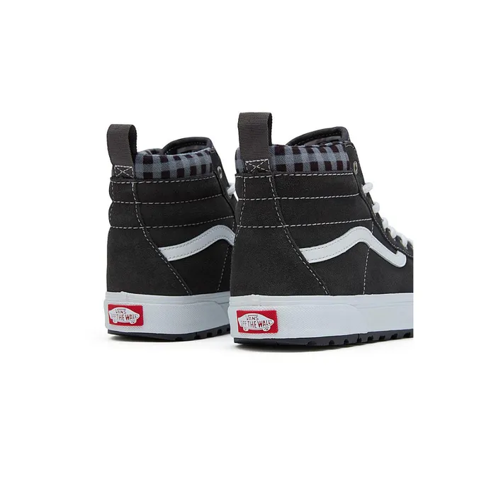 Vans MTE Shoes Kids Youth Plaid Sk8Hi MTE1 Shoes 814 Years Grey White