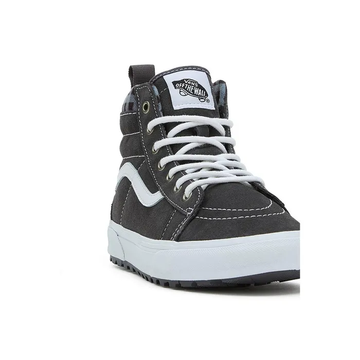 Vans MTE Shoes Kids Youth Plaid Sk8Hi MTE1 Shoes 814 Years Grey White