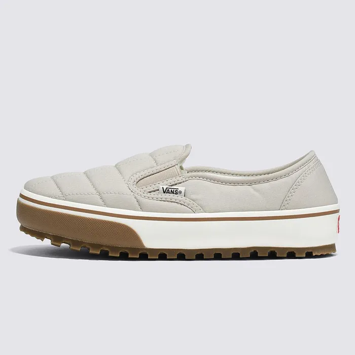 Vans MTE Shoes Men Snow Lodge Slipper Vansguard Quilted Shoes White Beige