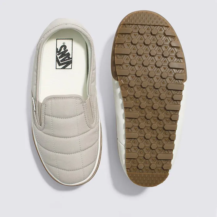 Vans MTE Shoes Men Snow Lodge Slipper Vansguard Quilted Shoes White Beige