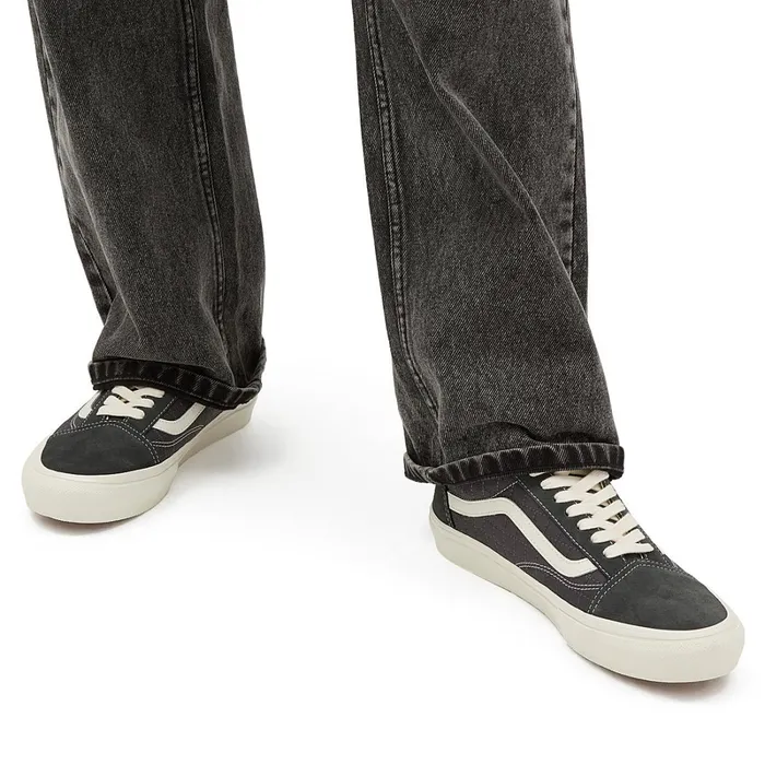 Vans Skate Shoes Men Quilted Skate Old Skool Shoes Grey