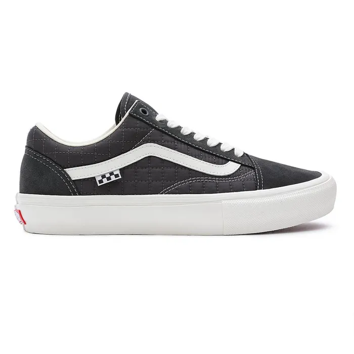 Vans Skate Shoes Men Quilted Skate Old Skool Shoes Grey